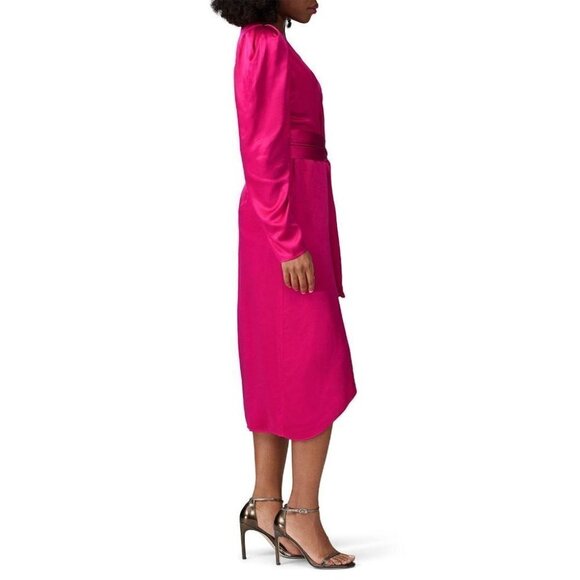 Chelsea and Walker Hot Pink North Barbiecore Midi Dress $495 - Picture 5 of 9